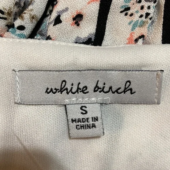 White Birch floral dress size small. Beautiful Easter dress. - Picture 7 of 9